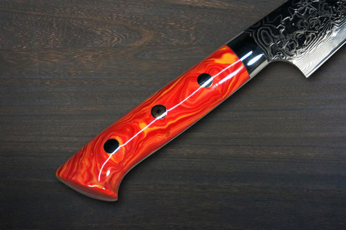 Takeshi Saji R2 Diamond Finish Damascus TCR Japanese Chef's Petty