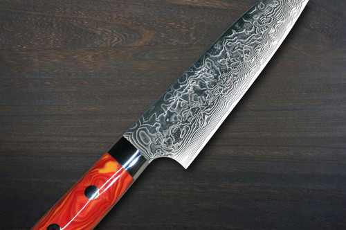 Takeshi Saji R2 Diamond Finish Damascus TCR Japanese Chef's Petty