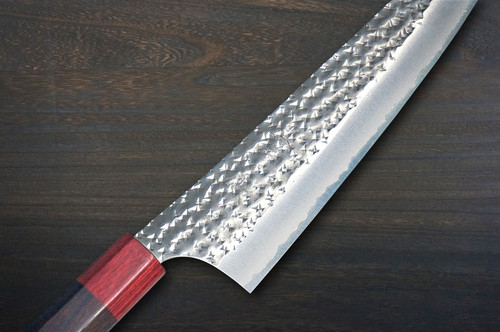Yu Kurosaki Aogami Super KOKUSEN-EI RS8R Japanese Chef's Gyuto Knife 210mm with Red-Ring Octagonal Handle
