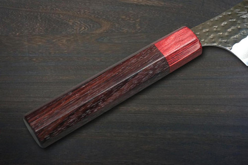 Yu Kurosaki Aogami Super KOKUSEN-EI RS8H Japanese Chef's Nakiri(Vegetable) 165mm with Red-Ring Octagonal Handle 