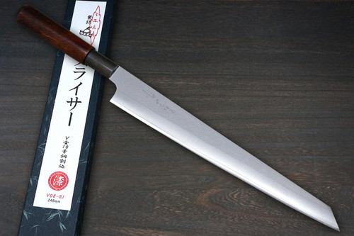 Meishuzi様 Misuzu VG10 Brass-Urushi Japanese Chef's Slicer(Sujihiki) 240mm