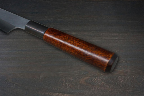 Misuzu VG10 Brass-Urushi  Japanese Chef's Slicer(Sujihiki) 240mm with Lacquered Magnolia Handle 