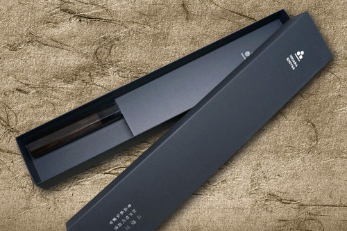 Nigara SPG-STRIX Damascus Hammered EB8B Japanese Chef's Slicer(Sujihiki) 270mm with Ebony Handle 