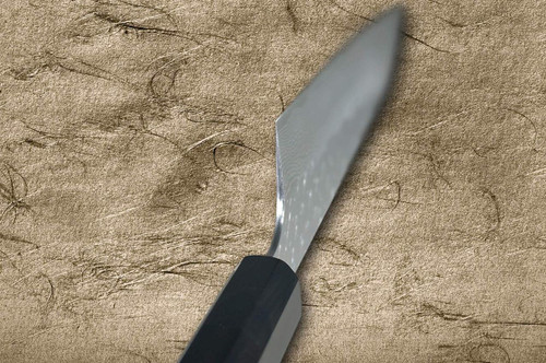 Nigara SPG-STRIX Damascus Hammered EB8B Japanese Chef's Gyuto Knife 240mm with Ebony Handle 