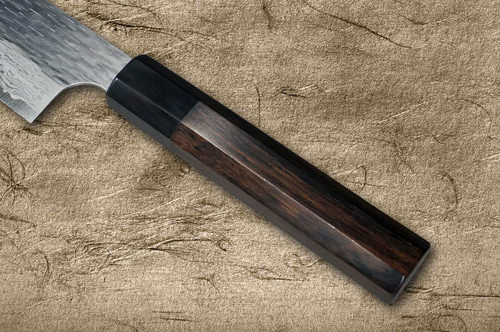 Nigara VG-XEOS Damascus Hammered EB8B Japanese Chef's Gyuto Knife 240mm with Ebony Handle 