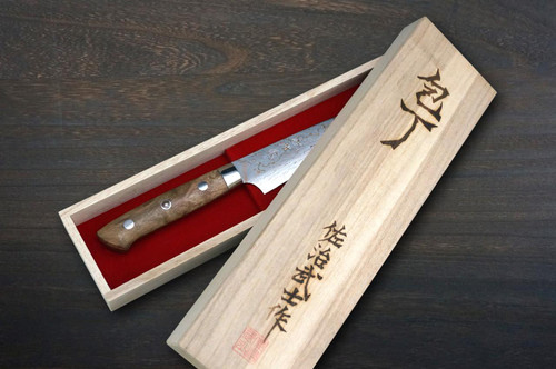 Takeshi Saji VG10W Colored Damascus Mirrored KRN Japanese Chef's