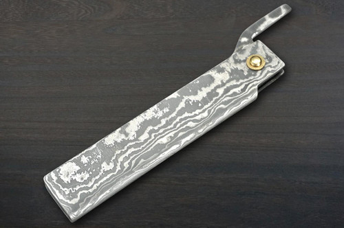 Takeshi Saji Higonokami Folding VG10 Black Damascus Petty Knife