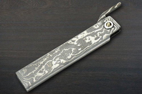 Takeshi Saji Higonokami Folding VG10 Black Damascus Petty Knife