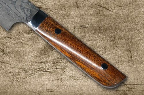 Takeshi Saji VG10 Black Damascus IR Japanese Chef's Slicer(Sujihiki) 270mm with Desert Ironwood Handle [Straight] 