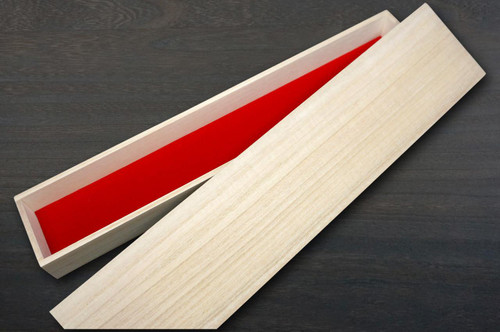 Keiichi Fujii HEKIRYUSHI Aogniko Black Damascus Japanese Chef's Kamagata-Usuba(Vegetable) 210mm with Double Blue Turquoise & Ebony Handle 