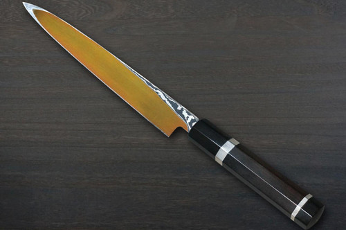 Keiichi Fujii HEKIRYUSHI Aogniko Black Damascus Japanese Chef's