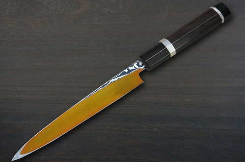 Keiichi Fujii HEKIRYUSHI Aogniko Black Damascus Japanese Chef's