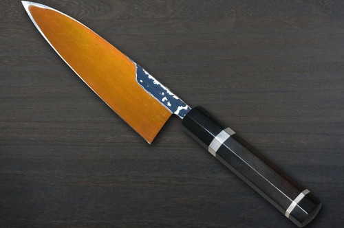 Keiichi Fujii HEKIRYUSHI Aogniko Black Damascus Japanese Chef's