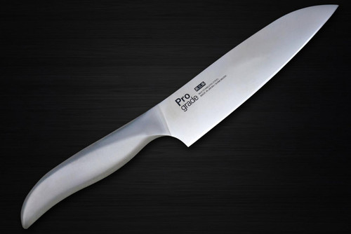Shimomura PRO-Grade All Stainless Sharp Japanese Chef's Gyuto Knife 170mm with All Stainess Handle 