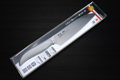 Shimomura PRO-Grade All Stainless Sharp Japanese Chef's Gyuto Knife 170mm with All Stainess Handle 