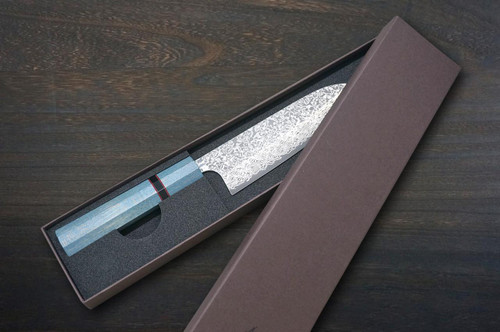 Yoshimi Kato 63 Layer VG10 Black Damascus STWA Japanese Chef's
