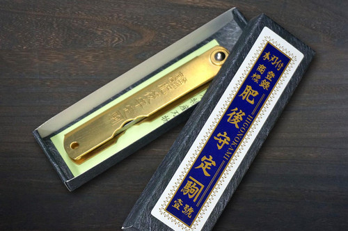 HIGONOKAMI Nagao Kanekoma Shirogami Migaki Folding Petty Knife