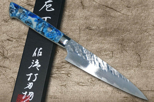 Takeshi Saji SPG-STRIX Mirror Hammered RC Japanese Chef's Petty