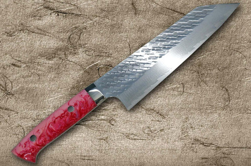 Takeshi Saji SPG-STRIX Mirror Hammered RC Japanese Chef's Bunka