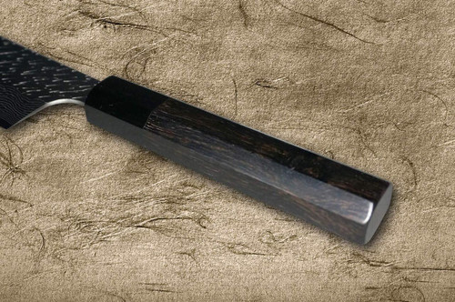 Nigara SPG-STRIX Damascus Hammered EB8B Japanese Chef's Nakiri(Vegetable) 180mm with Ebony Handle 