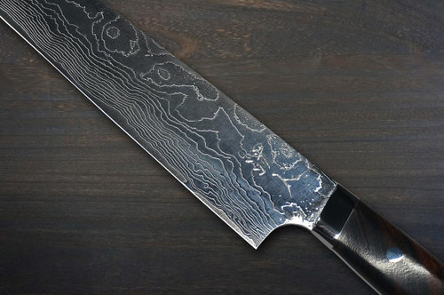 Takeshi Saji VG10 Diamond Finish Damascus Japanese Chef's Sakimaru
