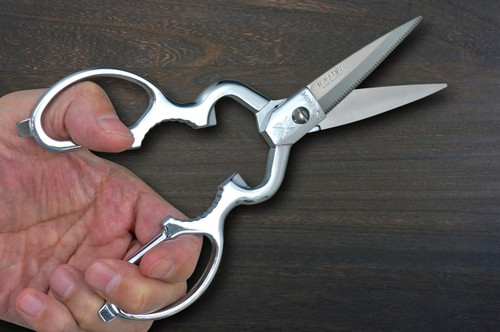 Stainless Steel Japanese Kitchen Scissors  [Mimatsu] 