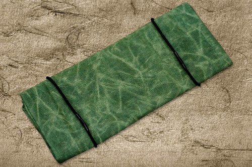 Sakai Takayuki Kitchen-Knife Roll Carry Bag Canvas (5 Pockets) Green 
