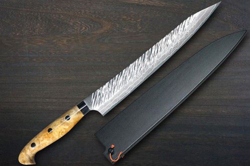 yuichan Yu Kurosaki R2(SG2) Damascus FUJIN Custom MPWC Japanese Chef's