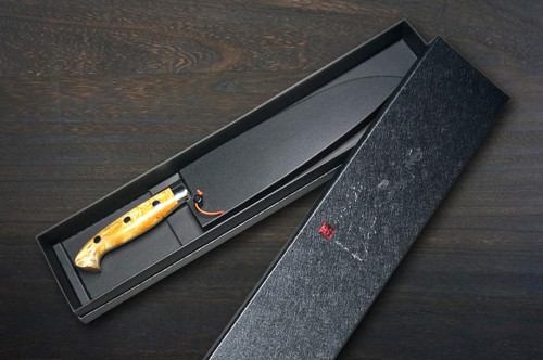 黒崎優R2（SG2）Damascus FUJIN Custom MPWC 日本厨师用文化刀165毫米