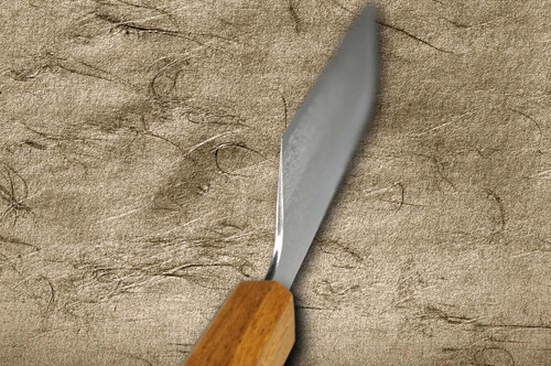 Nigara VG-XEOS Damascus Hammered OK8B Japanese Chef's Nakiri