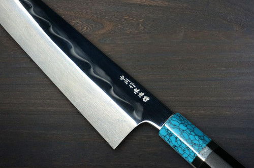 和倉青羽 星2 Satoshi Nakagawa SAKACHOJI White #2 Honyaki Japanese Chef's Gyuto