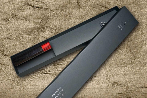 Nigara SPG-STRIX Damascus Hammered RS8R Japanese Chef's Bunka