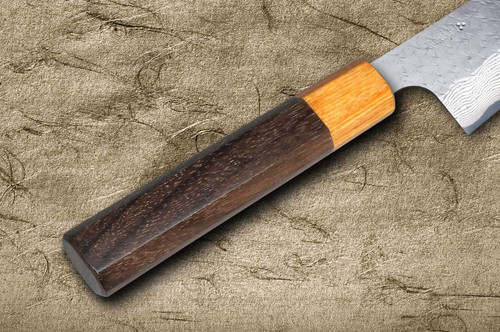 Nigara SPG-STRIX Damascus Hammered RS8M Japanese Chef's Santoku