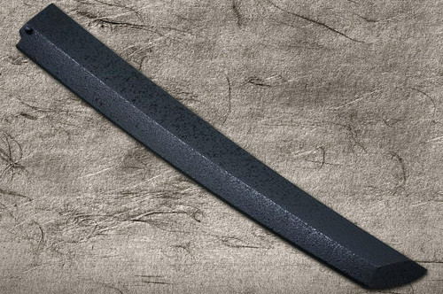 Kuroishime Saya Sheath for Sakimaru-Takohiki Zangetsu(Sashimi) 330mm with Ebony Pin 