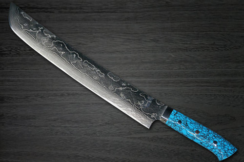 Takeshi Saji R2 Diamond Finish Damascus TCA Japanese Chef's