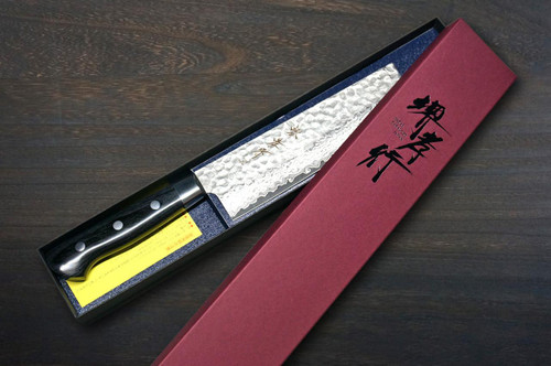Sakai Takayuki 17-Layer VG10 Damascus Hammered BLK Japanese Chef's