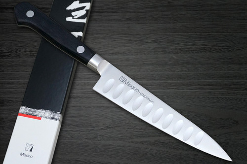 Misono MV Stainless Dimples(Salmon) Japanese Chef's Petty Knife(Utility) 120mm