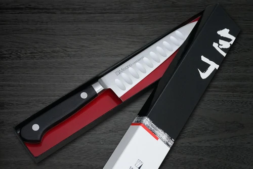 Misono MV Stainless Dimples(Salmon) Japanese Chef's Petty Knife(Utility) 120mm 
