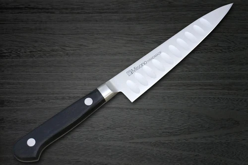 Misono MV Stainless Dimples(Salmon) Japanese Chef's Petty Knife(Utility) 120mm 