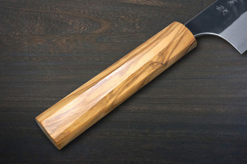 Yoshimi Kato Aogami Super Kurouchi V-Hammered Japanese Chef's