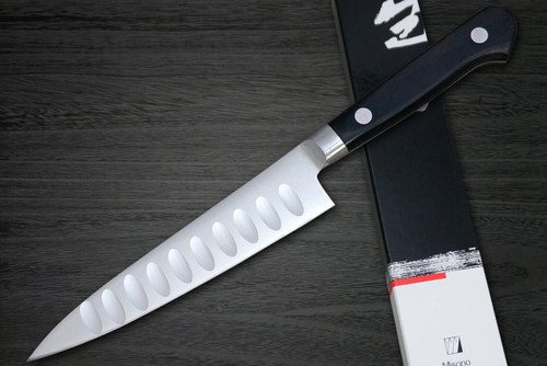 Misono MV Stainless Dimples(Salmon) Japanese Chef's Petty Knife(Utility) 130mm 
