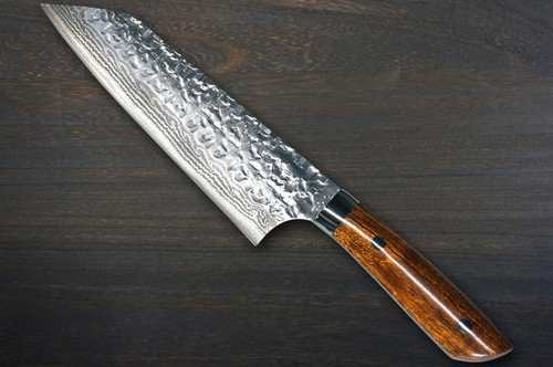 Takeshi Saji SRS13 Mirror Hammered Damascus IRN Japanese Chef's