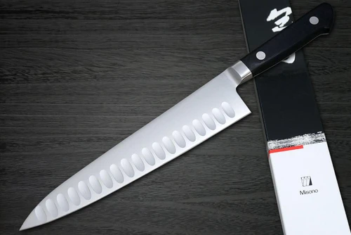 Misono MV Stainless Dimples(Salmon) Japanese Chef's Gyuto Knife 180mm 