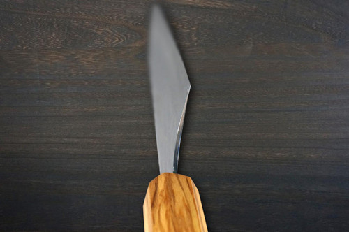 Yu Kurosaki R2(SG2) Hammered SENKO-EI WA OL8N Japanese Chef's Gyuto Knife 210mm with Olive Handle [Natural Finish] 