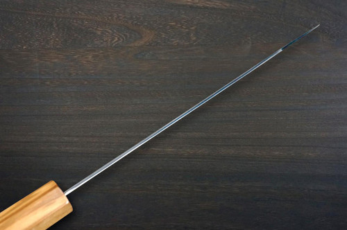 Yu Kurosaki R2(SG2) Hammered SENKO-EI WA OL8N Japanese Chef's Bunka Knife 165mm with Olive Handle [Natural Finish] 