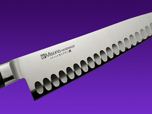 Misono MV Stainless DimplesSalmon Japanese Chefs Gyuto Knife 300mm