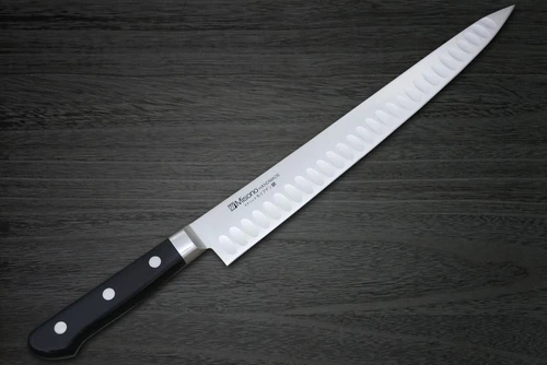 Misono MV Stainless Dimples(Salmon) Japanese Chef's Slicer(Sujihiki) 240mm 