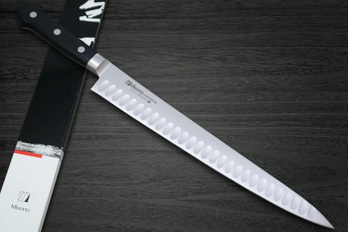 Misono MV Stainless Dimples(Salmon) Japanese Chef's Slicer(Sujihiki) 240mm 