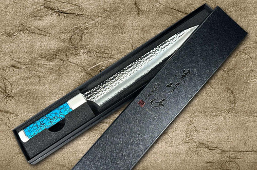 黑崎雄R2(SG2) 锻造SENKO-EI WA 日本厨师切片刀(Sujihiki) 270mm，配双