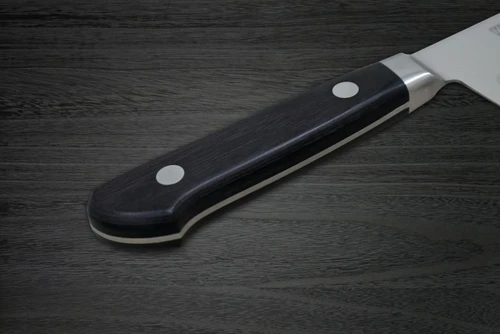 Misono MV Stainless Dimples(Salmon) Japanese Chef's Santoku Knife 180mm 